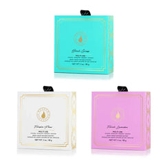 Fresh 3-Piece Body Scrubber Set — Body Wash Infused Buffers (42+ Washes, Beach Grass · Lavender · Freesia)