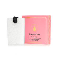 Fruity 3-Piece Body Scrubber Set — Body Wash Infused Buffers (42+ Washes, Coconut · Grapefruit · Freesia)
