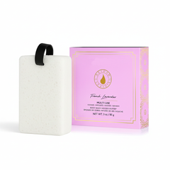 Fresh 3-Piece Body Scrubber Set — Body Wash Infused Buffers (42+ Washes, Beach Grass · Lavender · Freesia)